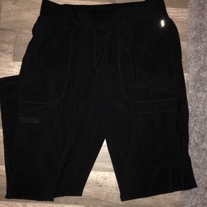 Infinity Black scrub pants